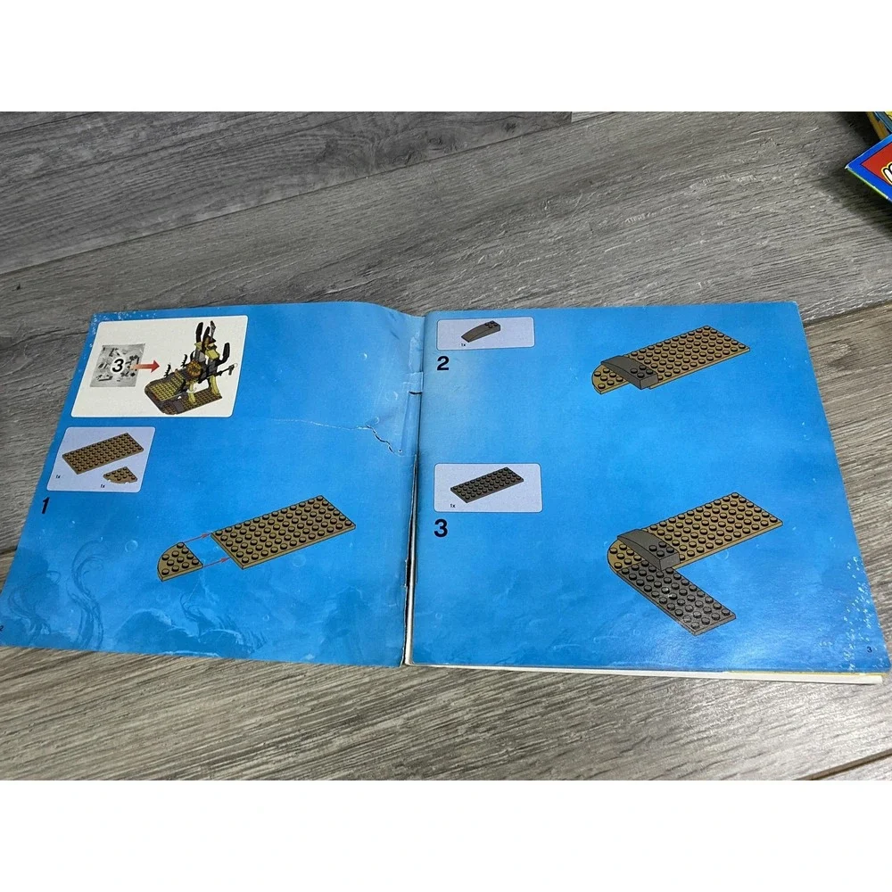 LEGO Atlantis 8061 Gateway Squid Instruction Manual Only Book 2 2010 Illustrated